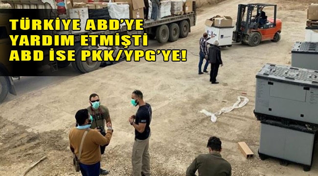 ABD'den YPG/PKK'ya tıbbi malzeme yardımı!