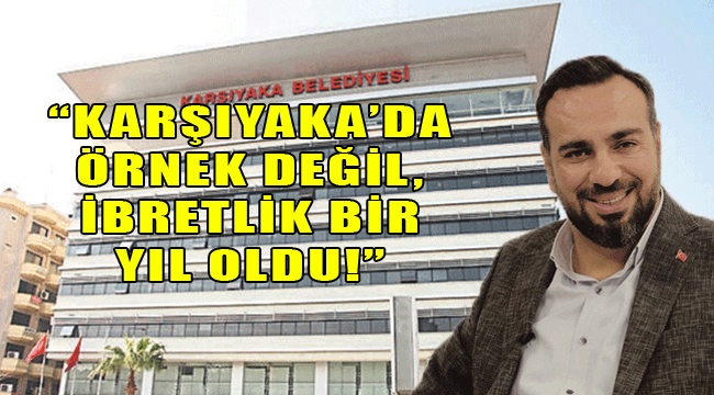 AK Partili Baran'dan Karşıyaka Belediyesi'ne çok sert 2020 eleştirisi!