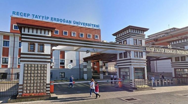 Recep Tayyip Erdoğan Üniversitesinden adrese teslim ilan