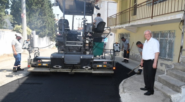 Karabağlar'da asfalt seferberliği