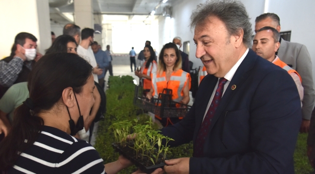 Bornova'da tıbbi bitki yetiştiriciliği başlıyor