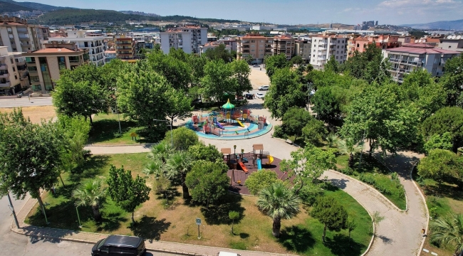 Gaziemir'de, park ve yeşil alanlara 44 milyonluk yatırım